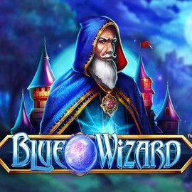 Blue Wizard slot logo by Quickspin at CasinOKBlue Wizard