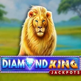 Diamond King Jackpots slot icon by SpinPlay Games, available at CasinOK