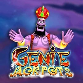 Jackpots logo of Genie Jackpots from Blueprint Gaming at CasinOK