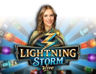Lightning Storm online game logo by Evolution on casinok.pl