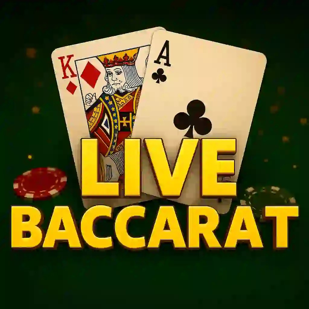 Live Casino logo of Live Baccarat from Evolution at CasinOK