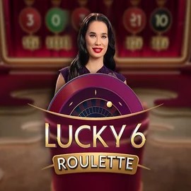 Official Live Casino logo: Lucky 6 Roulette by Pragmatic Play at CasinOK