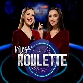 Mega Roulette slot logo by Pragmatic Play at CasinOK