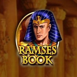 Ramses Book Deluxe slot logo by Gamomat at CasinOKRamses Book Deluxe