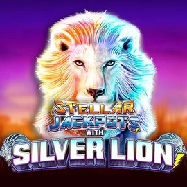 Try Stellar Jackpots with Silver Lion slot by Lightning Box Game on casinok.pl – logo image