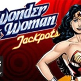 Wonder Woman Jackpots slot logo by Amaya at CasinOK